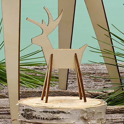 Décoration décorative Benne Reindeer