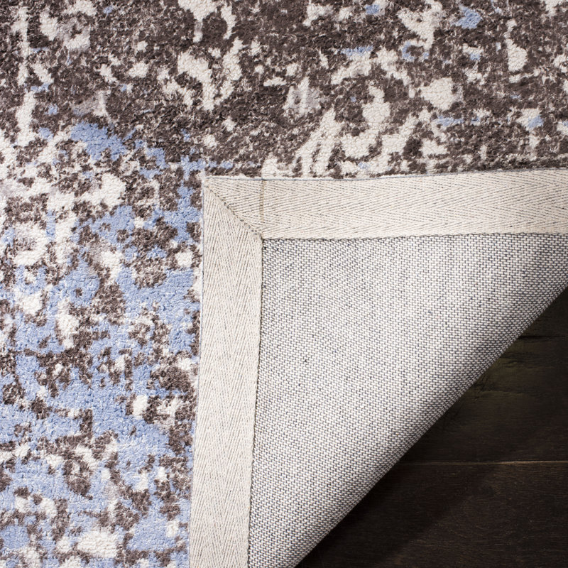 Barker Ridge Hand Tufted Viscose Abstract Rug, Runner 2'6" x 8'