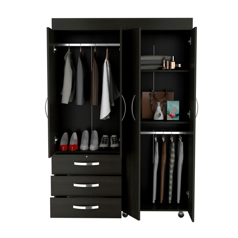Armoire mobile en velours, chambre à coucher