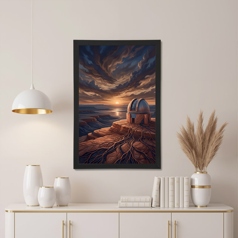"Dôme sur toile de falaise", H 30 po x l 20 po