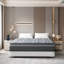 Matelas hybride mi-ferme 12 po Sinegal Luxury - mousse viscoélastique imprégnée de gel, ressorts ensachés individuellement, housse jacquard chic-1910103669