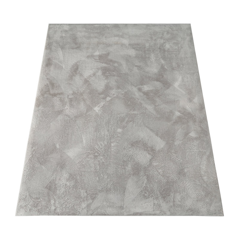 Ananias Solid Colour Shag Area Rug, Rectangle 60 x 90cm