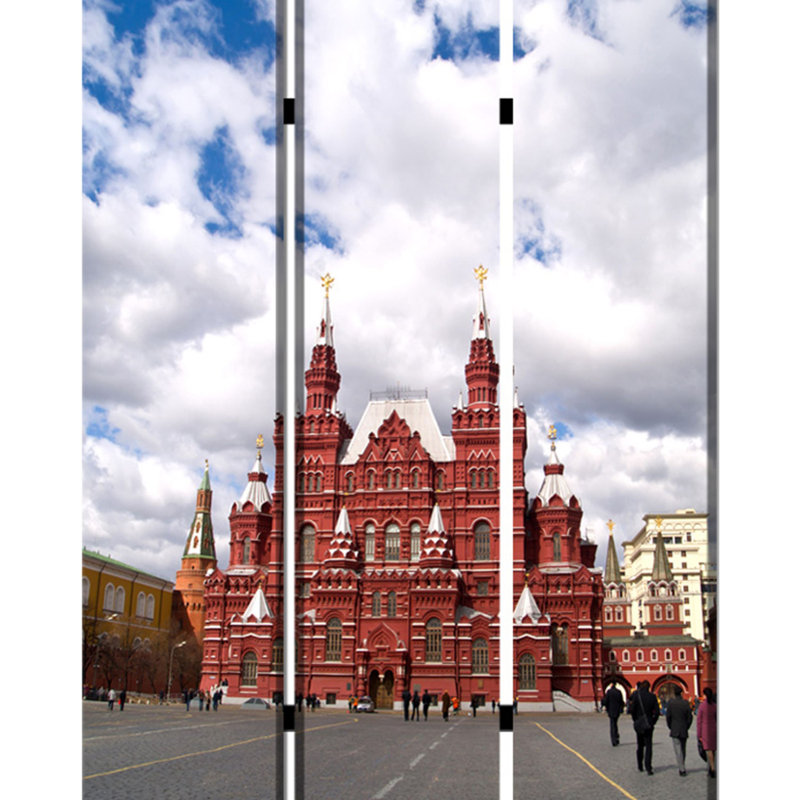 48'' W x 72'' H 3 - Panel Folding Room Divider
