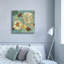  «Sophias Flowers Blue 1» par Wild Apple Portfolio, art mural sur toile, 37 po x 37 po-2034364666