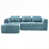Chenille bleu menthe est en rupture de stock