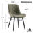 Modern Dining Chairs Faux Leather Upholstered Kitchen Chairs Side Chair With Metal Legs-117655437