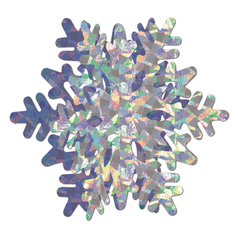 Christmas 3-D Prismatic Snowflake Centerpiece