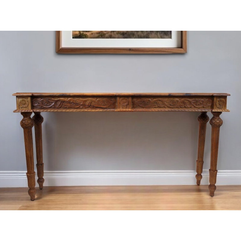HomeRoots 54'' Solid Wood Console Table
