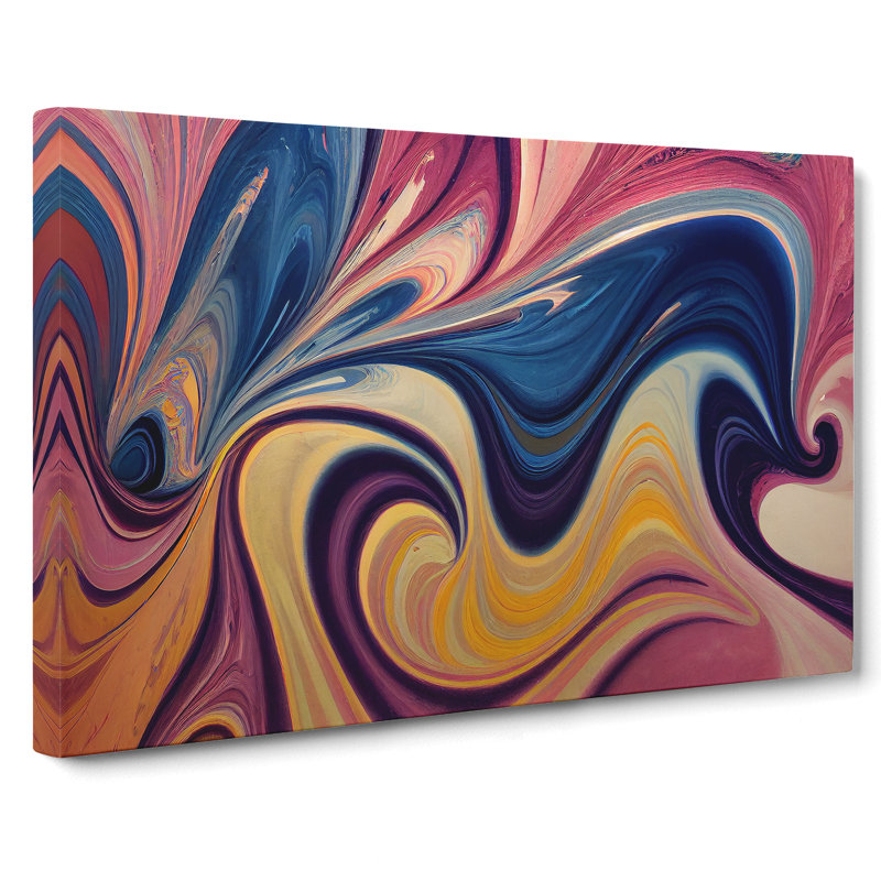 Marble Abstract Vol.5 - Wrapped Canvas Print