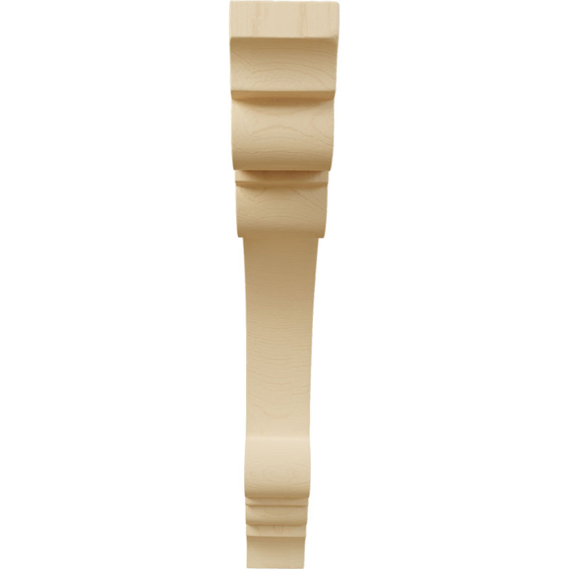 Corbeau Ellis Wood, Érable, H 10,5 po x l 1,5 po x P 8,5 po