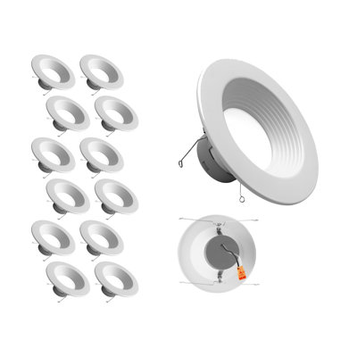 6'' 10.26 Watt Dimmable Air-Tight LED Retrofit Recessed Lighting Kit