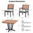 Eastlake 5 Piece HDPE Outdoor Patio Dining Set All Weather Easy Clean Low Maintenance