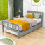Lit plateforme simple en bois avec lit gigogne simple-1731201280