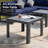 Gilemette 8-Piece Modern Aluminum Outdoor Sectional Seating Group with Cushions & Coffee Table, Rust-Resistant Patio Conversation Set-562047089-564232441