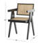 Chaise parsons Hust de 19,5 po de largeur-687927958