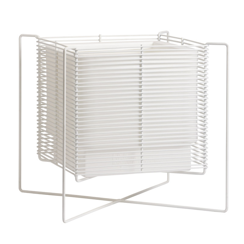 Metal Planter Box, 45cm H x 45cm W x 45cm D, White