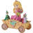 Precious Moments Disney Birthday Parade Age 3 Sleeping Beauty Aurora with Flowers Figurine 4.13 Inch