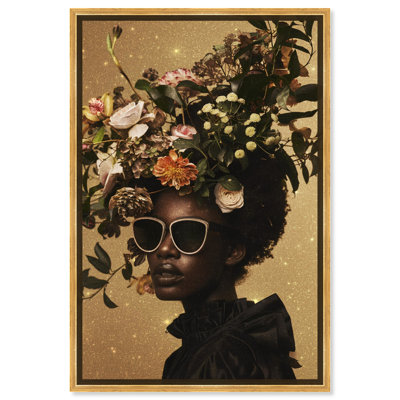 Entouré de toile dorée Glam Women Art par Art Remedy