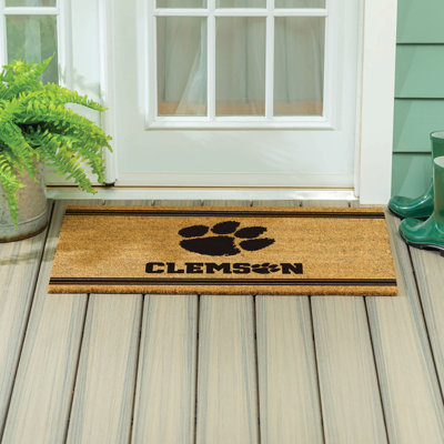 Grand tapis couleur coco 36 po x 24 po Clemson University