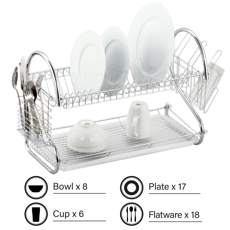 Dish Drainer 2 Tier 16"
