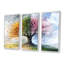 Arbre rose avec quatre saisons - ensemble d'art mural arbre de vie-107213454-107213458