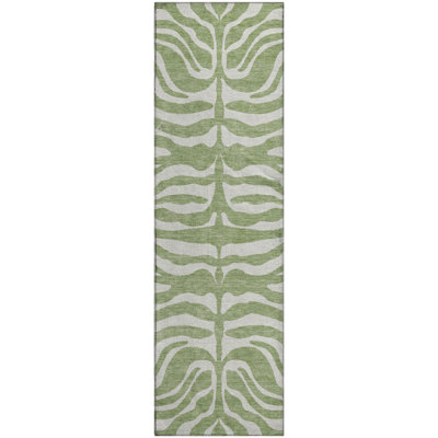 Premium Machine Washable Goulven AMF1042 Animal Print Rug