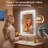 UL Certified Front & Backlit LED Bathroom Vanity Mirror with Lights, Anti-Fog, Dimmable 3-Color Temperature, Memory Function, Tempered Glass Wall Mirror-1767052948-1767052949