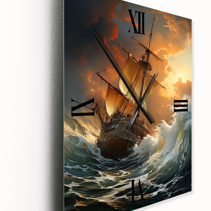 Horloge murale moderne Majestic, Grand