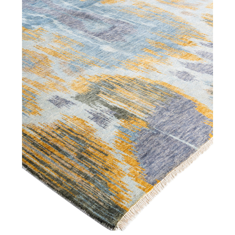 Overdyed One-of-a-Kind 8' 1" X 10' 1" Hand Knotted Area Rug
