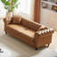 Canapé Chesterfield 85,5 po 3 places en tissu technique