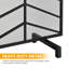 Amaryn 187.96cm x 57.15cm Steel Spark Screen