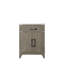 Meuble-lavabo simple en chêne gris l 24 po x P 18 po avec plateau en acrylique-760881649-760881650