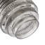 Tiered Stepped Design Smoked Ribbed Glass Pendant Ceiling Light Shade By 