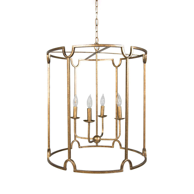 Lustre tambour 4 lumières Stella