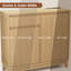 Armoire poubelle inclinable avec tiroirs 13 gallons-125377050