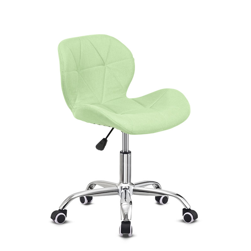 Erltrud Office Chair, Light Grey, Fabric