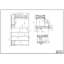 Small Double (4') Standard Bunk Bed by Vipack