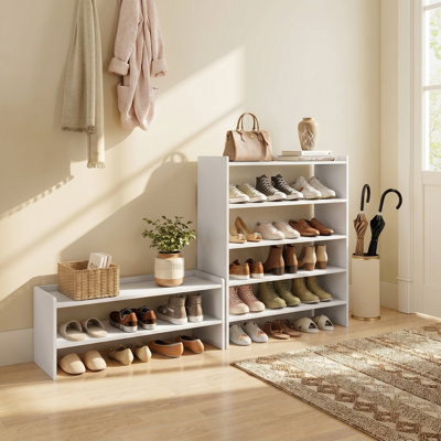 Étagère à chaussures 2 niveaux 10 paires