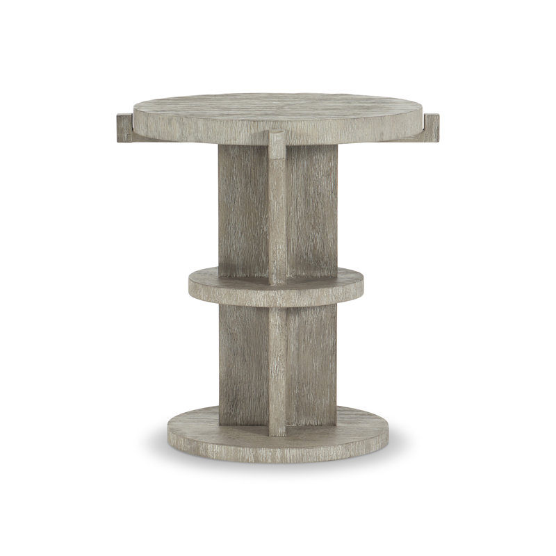 Foundations End Table, Light Shale