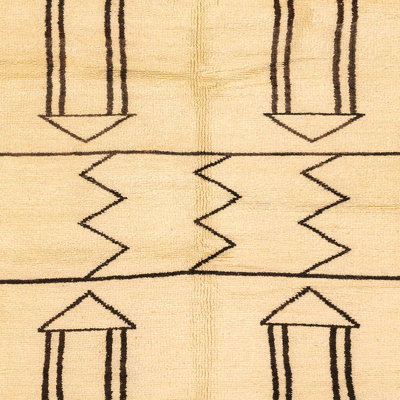 Tapis abstrait moderne 2912