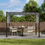 2.95m x 2.2m Steel Pergola