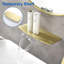 Robinet de baignoire mural à 2 trous avec robinets de baignoire cascade et robinets modernes en laiton-115382629