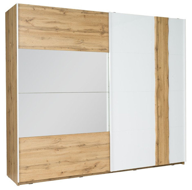 Laminate Wardrobe, 218 cm H x 250 cm W x 42 cm D
