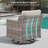 Maelie 5-Person Outdoor Patio Conversation Set With Swivel Gliders & Ottomans-1043041995