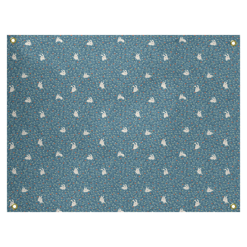 Tapisserie «Avicia Bunny Rabbit» par Katelyn Elizabeth, H 27,5 po x l 37,5 po, Intérieur