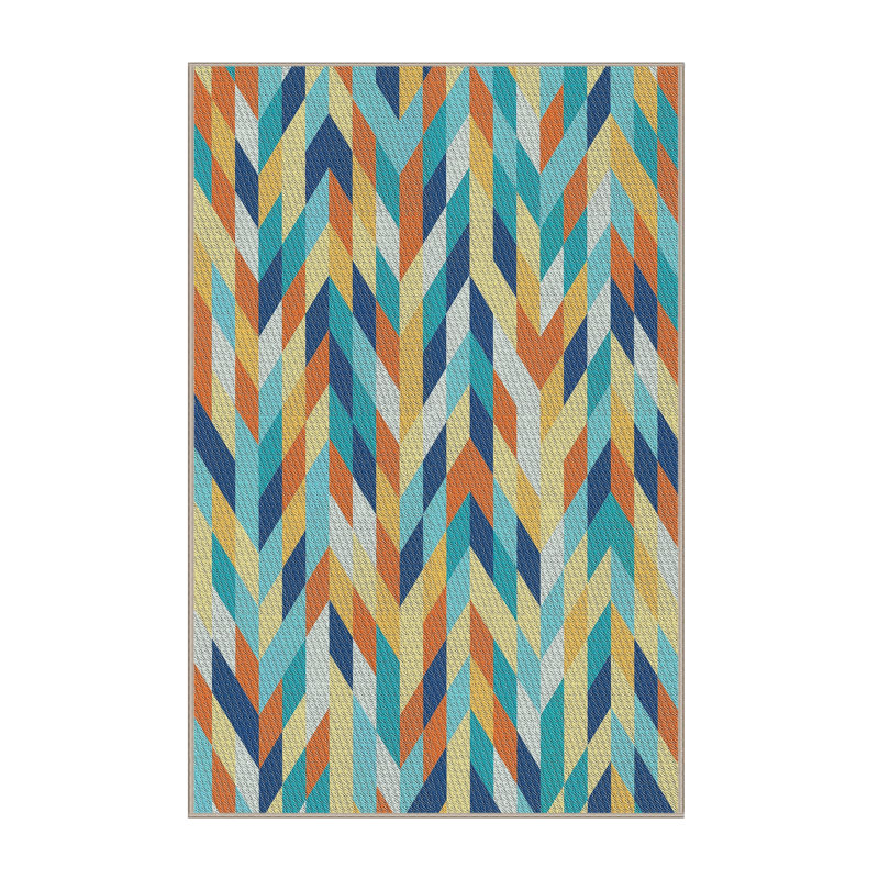 Chevron Indoor Rug, Rectangle 5' x 7'
