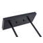 Luminaire suspendu rectangulaire moderne 6 lumières de style campagnard avec tiges réglables