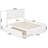 Bhawana Full Size Solid Wood Bed with Full Size Trundle Bed