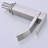 Waterfall Spout Faucet For Bathroom Sink, Single Handle Design, Pop - Up Drain Sinks With Overflow, Corrosion, Stable Stream Sink Style Spout, Control, Tight Seal, Brushed Nickel, And Build