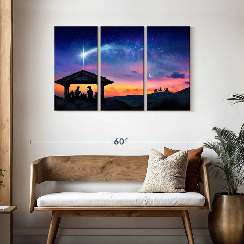 Adella Christmas Star, 28" H x 45" W